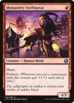 MTG Monastery Swiftspear ** Iconic Masters ** English (NM) - Image 1