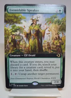 Formidable Speaker EXTENDED ART Lorywn Eclipsed MTG Magic the Gathering - Image 1