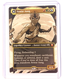 2025 MTG Avatar #M 0308 Avatar Aang Boarderless Mythic NM!!! - Image 1