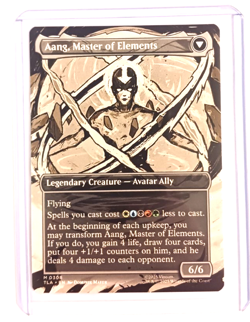 2025 MTG Avatar #M 0308 Avatar Aang Boarderless Mythic NM!!! - Image 2