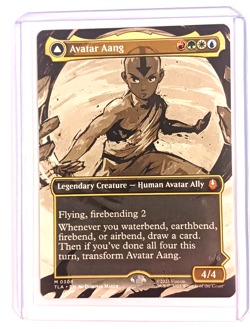 2025 MTG Avatar #M 0308 Avatar Aang Boarderless Mythic NM!!! - Image 3