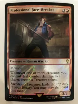 Professional Face-Breaker (Surge Foil) R MTG FF Collector Commander 0296 NM - Image 1