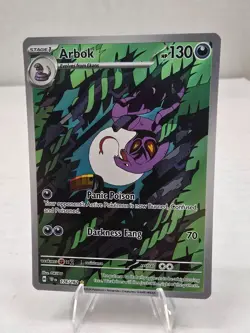 Pokemon Card TCG: Arbok Card 176/162 Temporal Forces Holo Illustration Rare (IR) - Image 1
