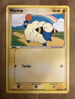 Pokemon TCG Mareep EX Unseen Forces 62/115 Regular Common LP - Image 1