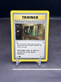 Pokemon 1st Edition Gym Heroes The Rocket's Training Gym 104/132 NS1 - Image 1