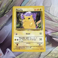 Pokemon Unlimited Pikachu E3 Stamped Yellow Cheeks #58/102 - Image 1