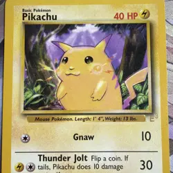 Pokemon Unlimited Pikachu E3 Stamped Yellow Cheeks #58/102 - Image 3