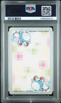 2000 POKEMON SILVER VERSION PART 2 PLAYING CARDS KING OF CLUBS #201 UNOWN PSA 4 - Image 2