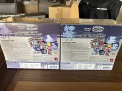 Pokemon Center Exclusive Chilling Reign : Elite Trainer Box ETB Set of 2 SEALED - Image 4