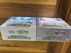 Pokemon Center Exclusive Chilling Reign : Elite Trainer Box ETB Set of 2 SEALED - Image 5