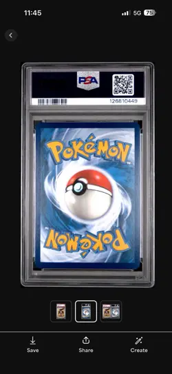 2023 POKEMON PAR EN-PARADOX RIFT ILLUSTRATION RARE #198 GIMMIGHOUL PSA 9 - Image 2