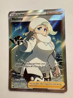 Melony (195/198) - Full Art - Pokemon Chilling Reign - Ultra Rare - VLP - Image 1