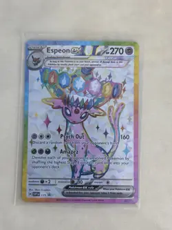 Pokemon TCG Espeon Ex SVP 175 Premium Figure Collection Black Star Promo English - Image 1