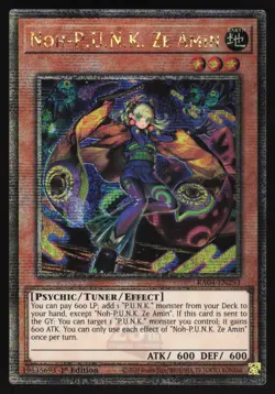 Noh-P.U.N.K. Ze Amin - RA04-EN293 - Quarter Century Secret Rare - Yugioh - Image 1