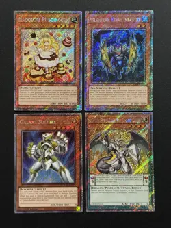 2025 YUGIOH RA04 PLATINUM SECRET RARE GALAXY SOLDIER NM BONUS SET - Image 1
