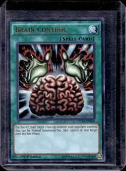 2012 Yu-Gi-Oh! Legendary Yugi's World Mega Pack English Brain Control LCYW-EN074 - Image 1