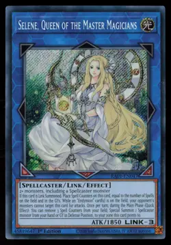 Yugioh Selene, Queen of the Master Magicians (Secret Rare) RA01-EN047 1st Ed NM - Image 1