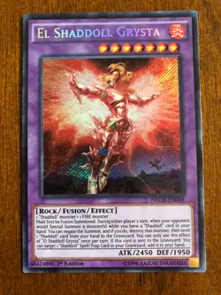 Yu-Gi-Oh! El Shaddoll Grysta NECH-EN048 - Secret - 1st - NM - Image 1