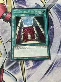 ( VALHALLA, HALL OF THE FALLEN ) - Secret Rare - SBCB-EN141 - 1st NM - Yu-Gi-Oh - Image 1