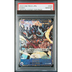 PSA 10 Kaido OP01-094 Parallel SR Flagship Battle Promo Japanese ONE PIECE Card - Image 1