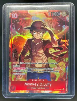 One Piece Monkey D. Luffy Treasures Booster Set Promo Foil #ST10-006 - Image 1