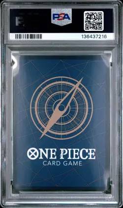 2025 ONE PIECE STARTER DECK ST22-ACE & NEWGATE B&W ALTERNATE ART SQUARD PSA 10 - Image 2