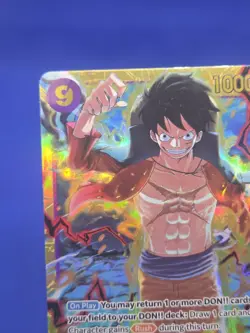 One Piece Emperors in the New World Monkey D Luffy OP09-119 SEC Secret Rare - Image 3
