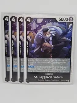 St. Jaygarcia Saturn Playset - OP13-083 x4 - Carrying On His Will - One Piece - Image 1