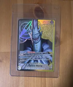 One Piece OP14-080 Gecko Moria Alt Art Leader The Azure Sea's Seven English - Image 1