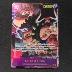 One Piece TCG: Kaido & Linlin (Parallel) OP08-119 Two Legends Foil Japanese - Image 1