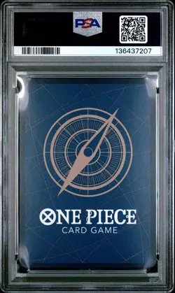 2025 ONE PIECE STARTER DECK ST22-ACE & NEWGATE B&W ALTERNATE ART #002 IZO PSA 10 - Image 2