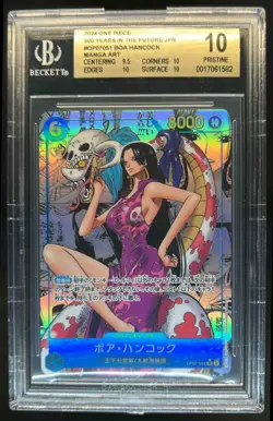 2024 One Piece 500 Years Japanese Boa Hancock Manga Art OP07-051 BGS 10 Pristine - Image 1