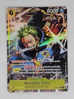 ONE PIECE Roronoa Zoro (Full Art) ST29-014 Starter Deck 29: Egghead Foil - Image 1