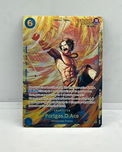 One Piece CCG Portgas.D.Ace Alternate Art OP13-119 SEC NM/M - Image 1