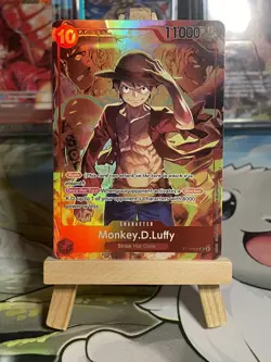 Monkey.D.Luffy Treasure Booster Set Promo ST10-006 SR Foil One Piece TCG - Image 1