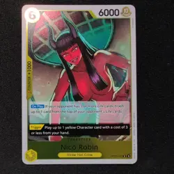 One Piece Nico Robin (107) #OP09-107 Foil Emperors in the New World NM - Image 1