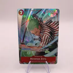 One Piece TCG English OP14-015 Roronoa Zoro Alt Art Parallel - Image 1