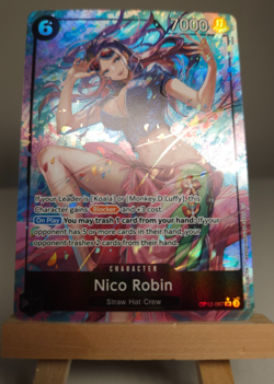 One Piece TCG - Nico Robin - Alternate Art - Legacy of the Master Foil OP12-087 - Image 1