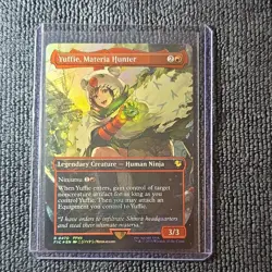 Final Fantasy Yuffie, Materia Hunter 0470 MTG Legendary Rare Red Card - Image 1