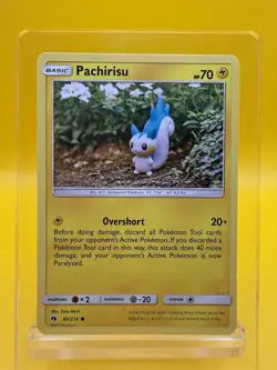 ⚡Pachirisu 80/214 Pokemon Common SM - Lost Thunder Pokemon Card LP - Image 1