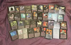 Lot of 125 Vampire JYHAD Fantasy Trading Card Game Cards Wizards the Coast - Image 1