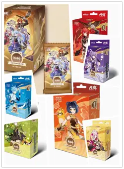 SHININGSOUL GENSHIN IMPACT Anime Trading Card Game Card Hobby Booster Box 2025 - Image 1