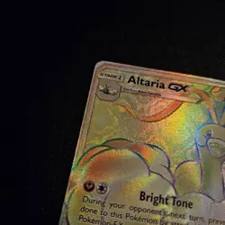 Altaria GX Dragon Majesty Rainbow Holo Card 72/70 Secret Edition - Image 2