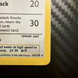 Pidgeot 14/130 Holo Rare Base Set 2 MP Pokemon Card NEAR MINT - Image 4