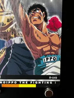 Ippo Makunouchi Ryo Mashiba Hajime No Ippo The Fighting Card R-041 BANDAI JAPAN - Image 5