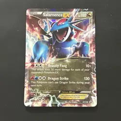 Salamence EX Pokemon TCG XY Black Star Promo Card XY170 - Image 1