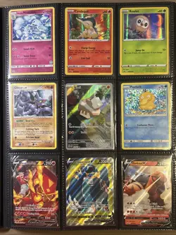Pokemon Binder Card Lot- Includes V, GX, EX, Promo, Energy, Holo & Reverse Holo - Image 2