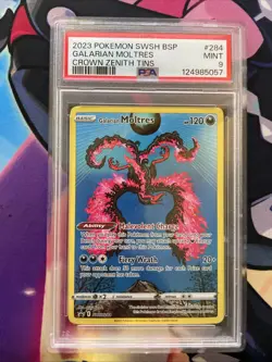 Galarian Moltres SWSH284 - SWSH: Sword & Shield Promo Cards Holo (PSA 9) - Image 1
