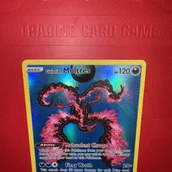 Galarian Moltres SWSH284 Holo Black Star Crown Zenith Promo Pokemon Card In EX+ - Image 3