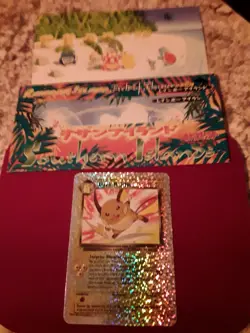 2 Southern Islands Holo Foil Pokemon cards, Enti and Dark Raichu, Rare Promo ! - Image 1